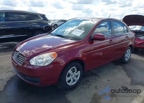 2010 Hyundai Accent Gls z USA, uszkodzony, nr VIN KMHCN4AC8AU448846